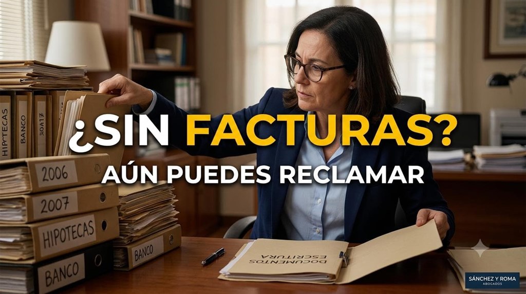 ¿Se pueden reclamar los gastos de hipoteca sin facturas? Los tribunales dicen SÍ.